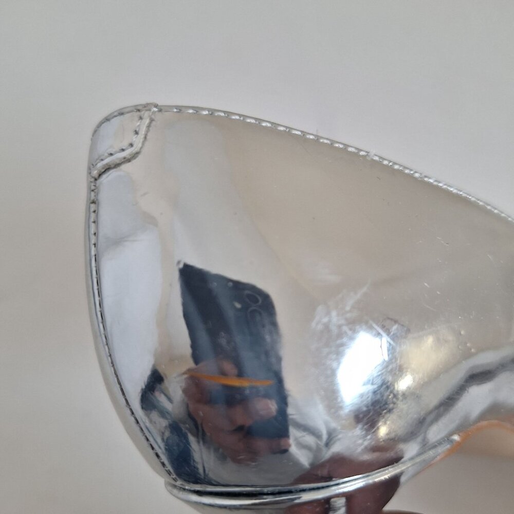 Marc Fisher Metallic Y3K Dystopian High Heels 6.5 - Picture 3 of 10